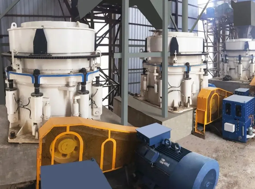 SANME E-SMS European Star series hydraulic cone crusher achieves efficiency leap