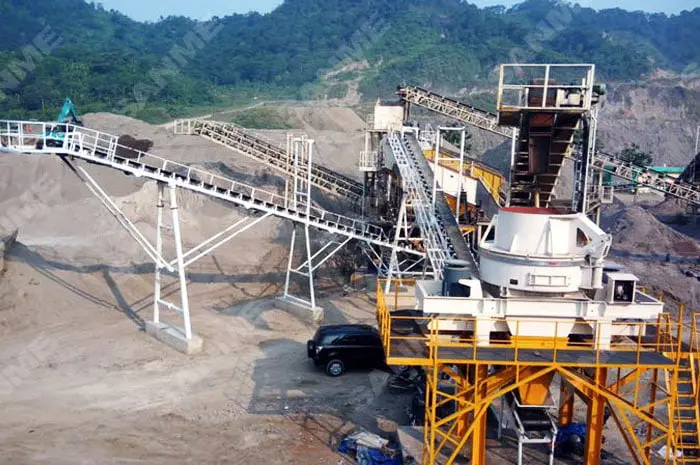 100TPH ANDESITE CRUSHING PLANT IN INDONESIA