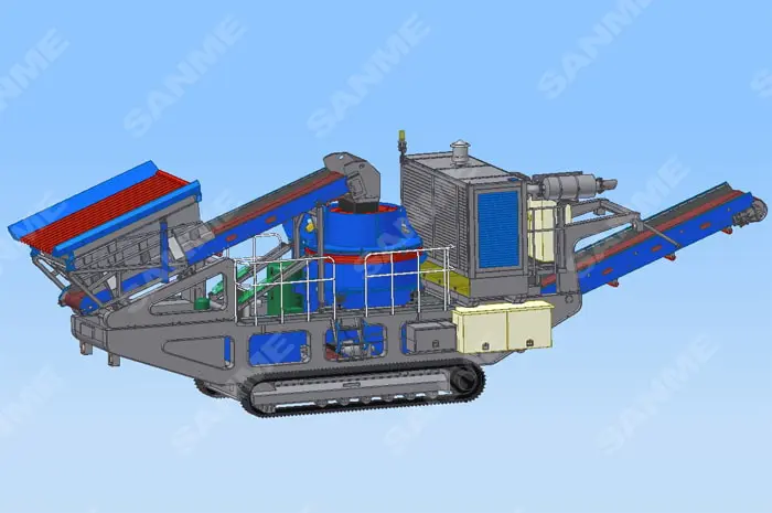 E-MP SERIES MOBILE VSI CRUSHER (2)2tf