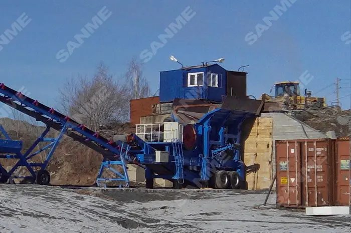 150TPH MOBILE DIABASE SAND MAKING (3)z1d