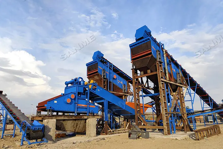 200tph River Pebble Crushing Production Line In Tajikistan