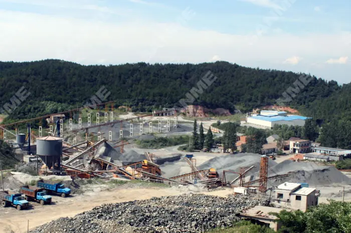 350TPH BASALT AGGREGATES PRODUCTION PLANT IN ZHEJIANG, CHINA